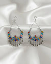 Oxidized Multicolor Peacock Earring My Store