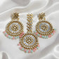 Big Ethnic Traditional Pink Earrings My Store