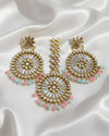 Big Ethnic Traditional Pink Earrings My Store