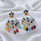 Partywear Multicolor Beaded Earrings Ratanrani