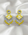 Golden Yellow Meenakari Women's Earrings Ratanrani