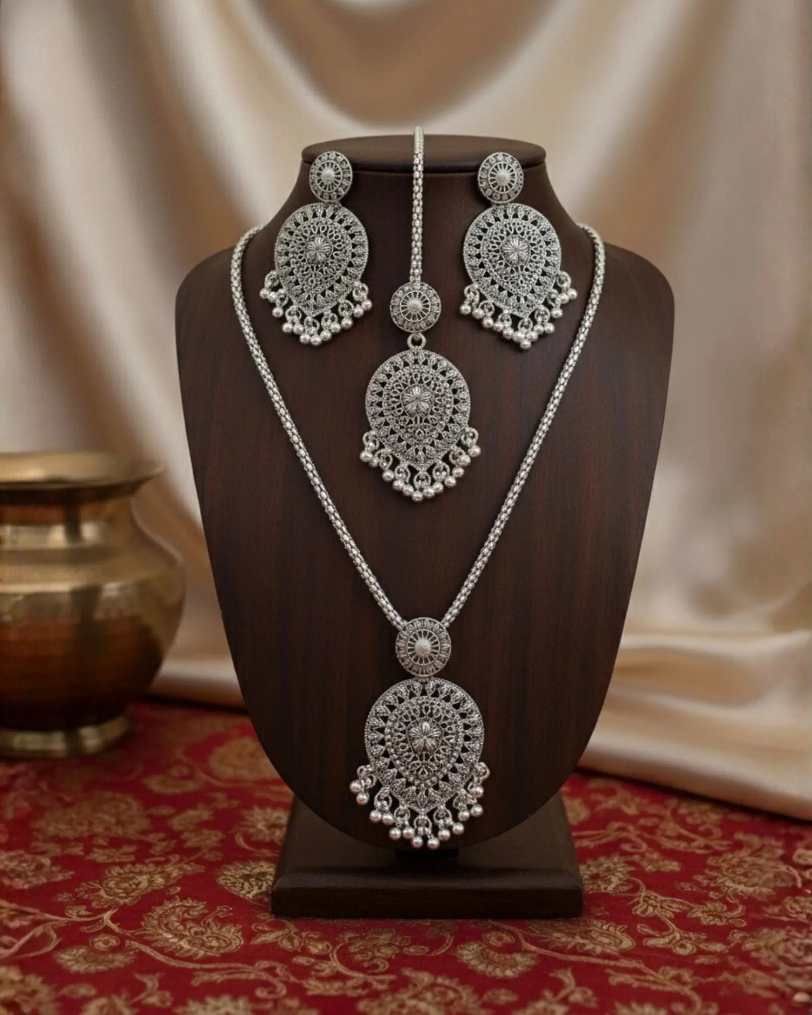 Antique Oxidized Necklace Set Ratanrani