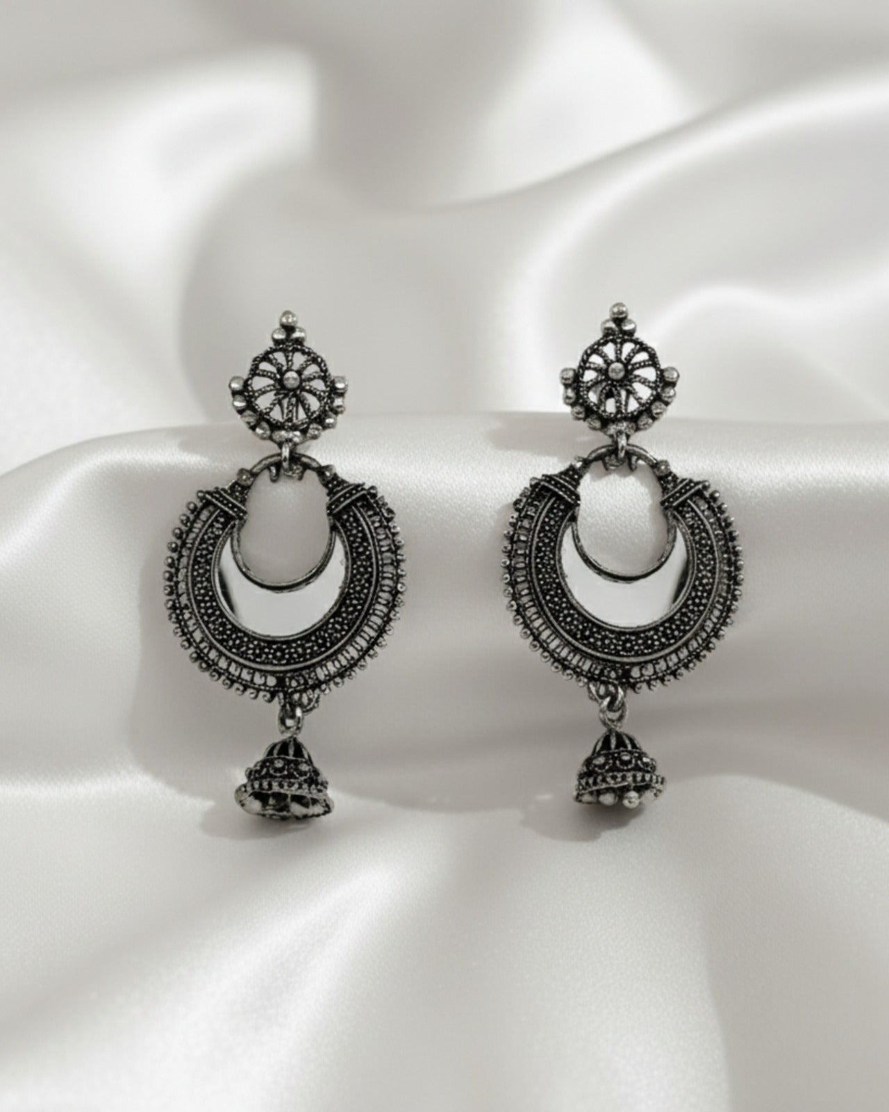 Oxidized Jhumki Combo Ratanrani